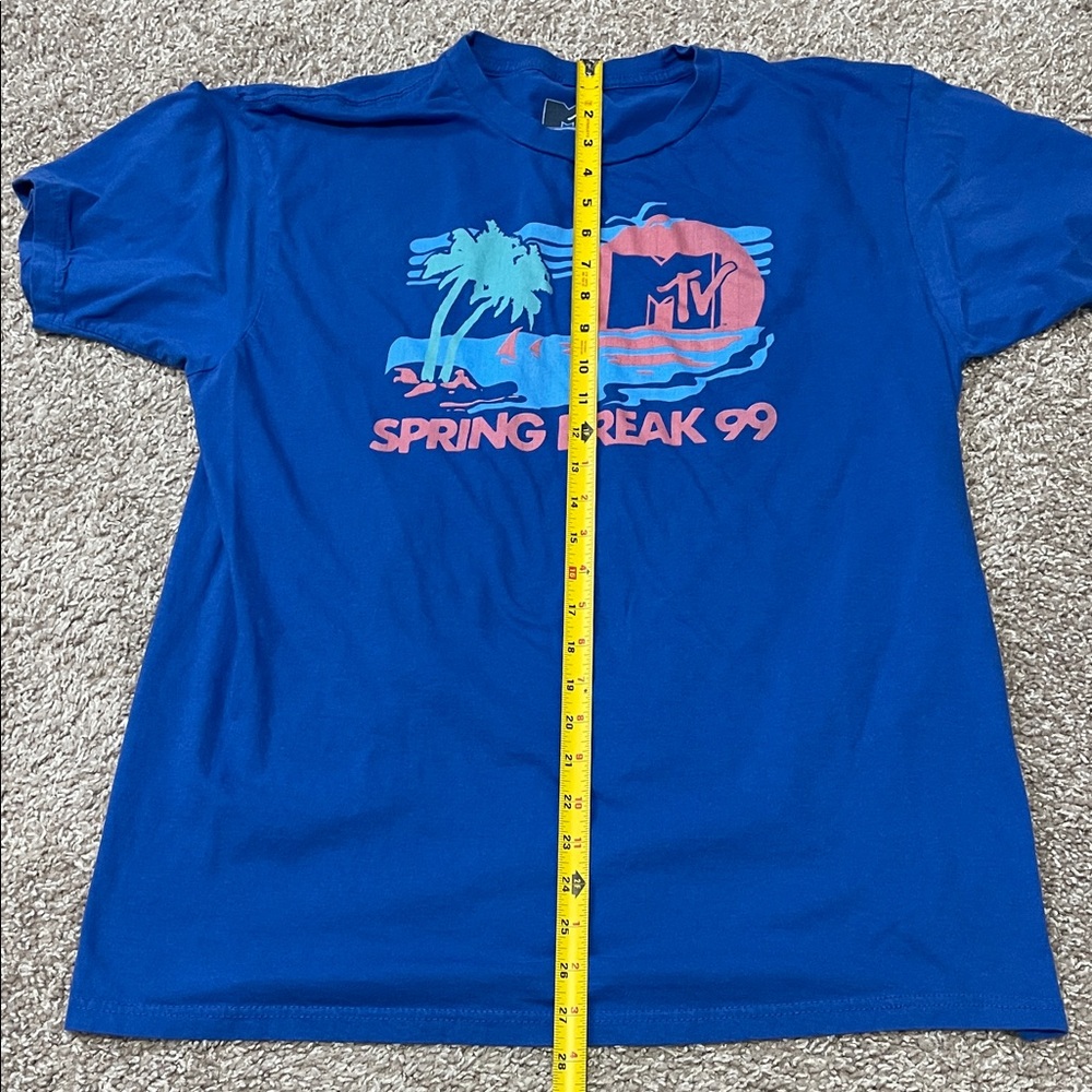 MTV Vibrant Blue Spring Break Tee - Picture 5 of 5